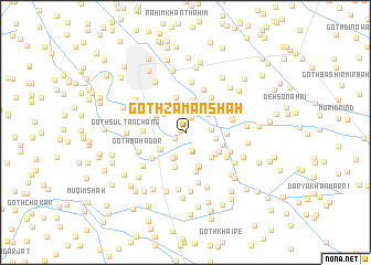 map of Goth Zamān Shāh