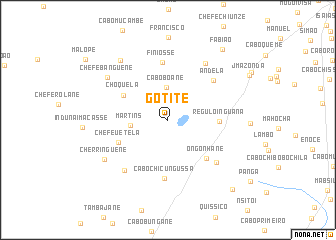 map of Gotite