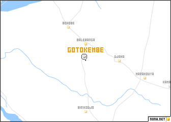 map of Gotokembé