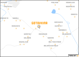 map of Gotovkina