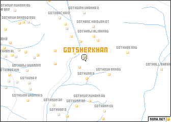 map of Got Sher Khān