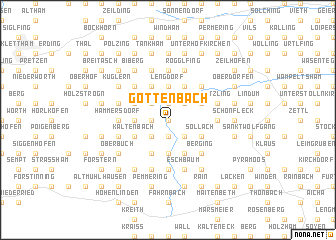 map of Göttenbach