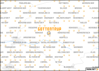 map of Göttentrup