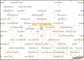 map of Gottesberg