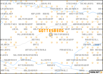 map of Gottesberg