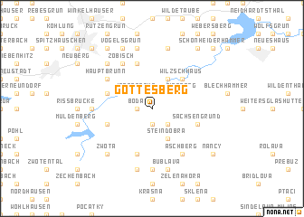 map of Gottesberg