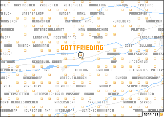 map of Gottfrieding