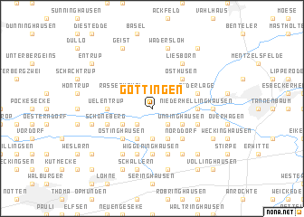 map of Göttingen