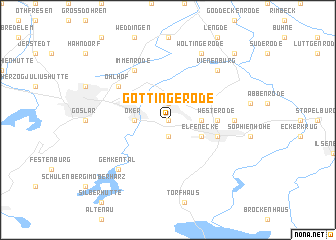 map of Göttingerode