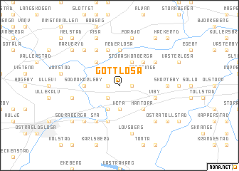map of Gottlösa