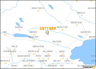 map of Gottorp