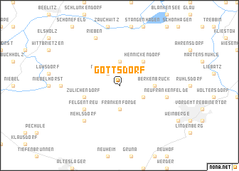 map of Gottsdorf