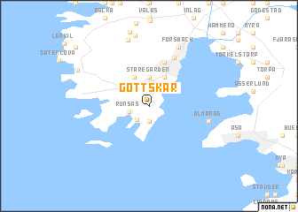 map of Gottskär