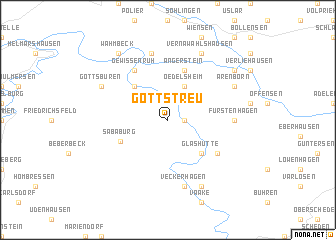 map of Gottstreu