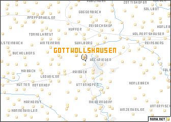 map of Gottwollshausen