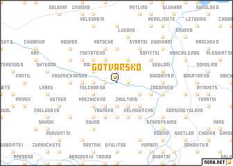 map of Gotvarsko