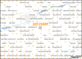 map of Götzdorf