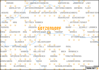 map of Gotzendorf