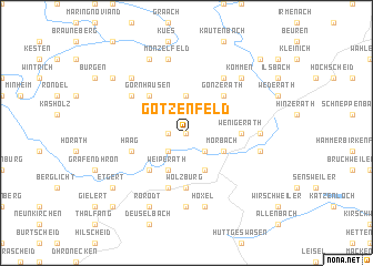 map of Götzenfeld