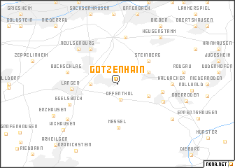 map of Götzenhain