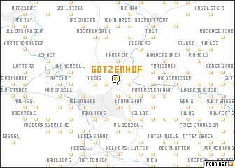 map of Götzenhof