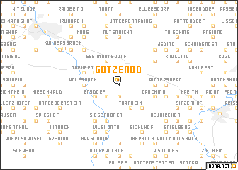 map of Götzenöd