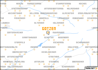 map of Götzen