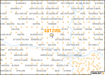 map of Götzing