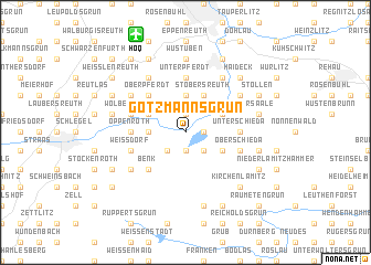 map of Götzmannsgrün