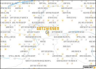 map of Götzwiesen