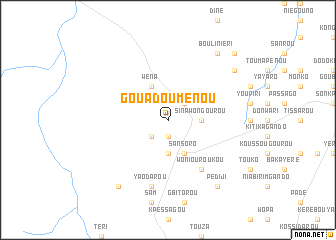 map of Gouadouménou