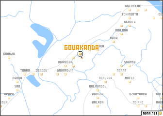 map of Gouakanda