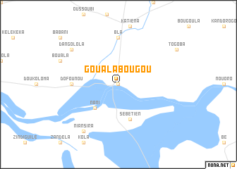 map of Goualabougou