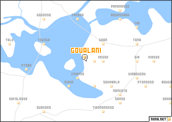 map of Goualani