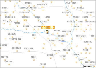 map of Gouala