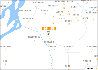 map of Gouala