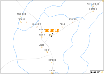 map of Gouala