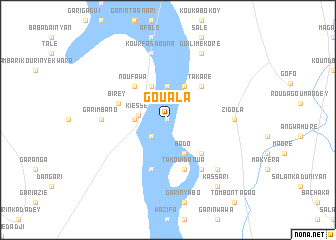 map of Gouala