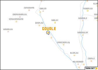 map of Goualé