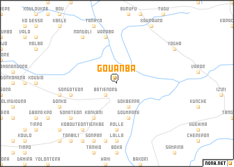 map of Gouanba