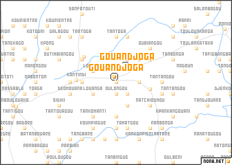 map of Gouandjoga