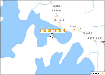 map of Gouanéboum