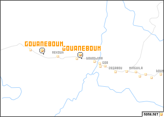 map of Gouanéboum