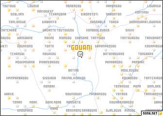 map of Gouani