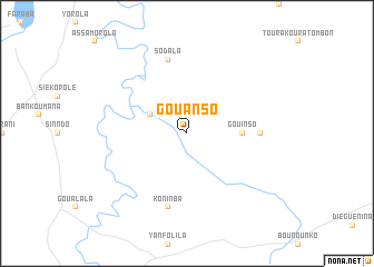 map of Gouanso