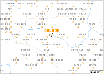 map of Gouara