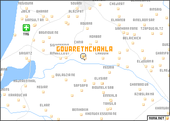 map of Gouaret Mchahla