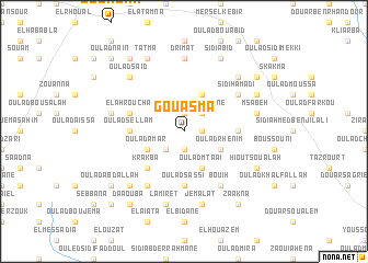 map of Gouasma