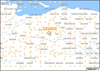 map of Gouave