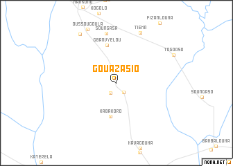 map of Gouazasio